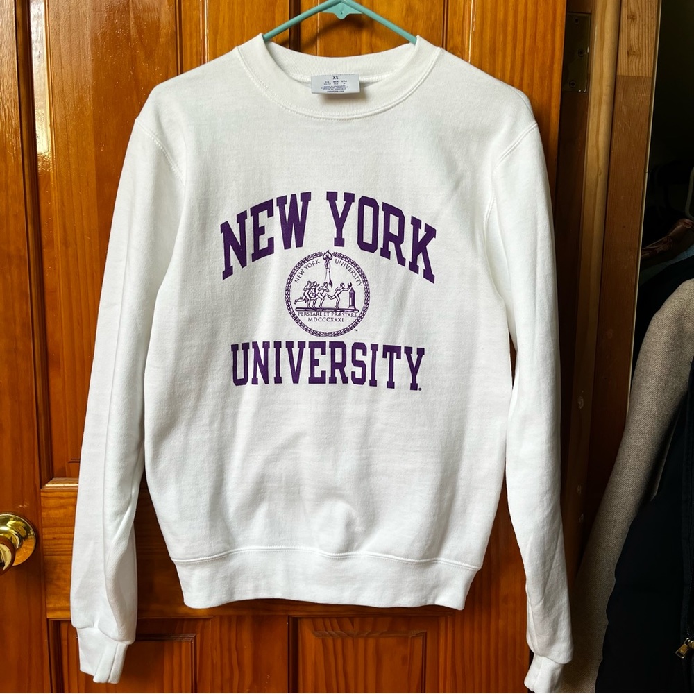 Champion New York University (NYU) Crewneck Sweatshirt